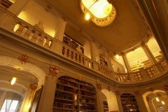After being damaged by fire in 2004, the historic library building with the famous Rococo Hall has now been reopened.and can be visited by a maximum 290 persons every day