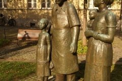 The first statue in the world of German humanist Albert Schweitzer (1875–1965) was erected in the East German era